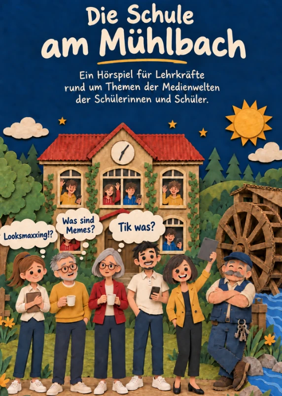 Hörspielcover: Die Schule am Mühlbach